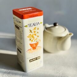 TEALIA Vanilla Ginger Peach. Lata de té importada de Sri Lanka.